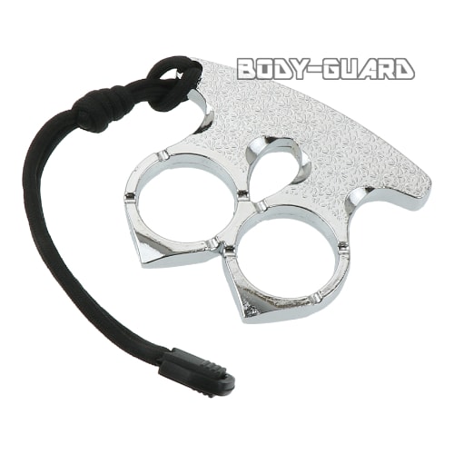 Wフィンガーナックル　花柄　シルバー【ゆうパケット送料無料】