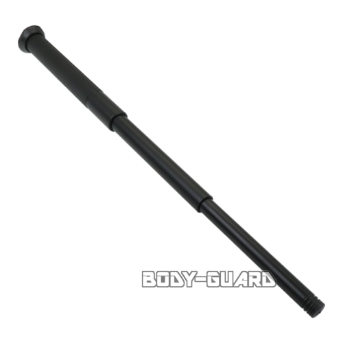 三段式オートロック警棒　バランスウェイト　ブラック　ボタン式