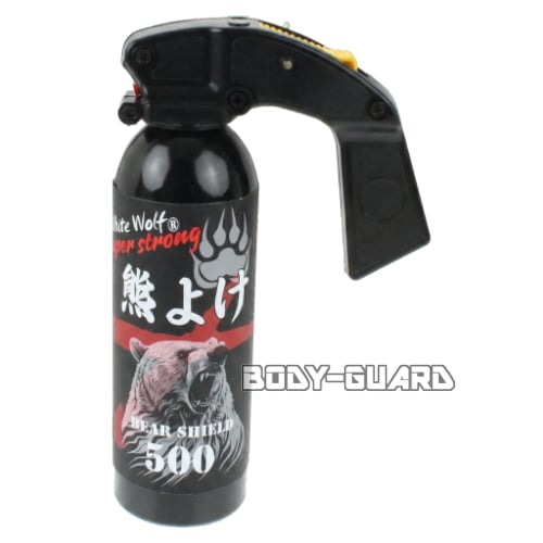 熊よけスプレー　ホワイトウルフ　ベアシールド500　催涙スプレー本体のみ