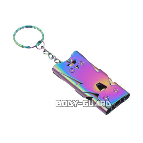 3連ホイッスル　レインボー【ゆうパケット送料無料】