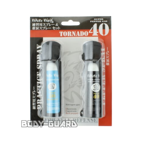 催涙スプレー　ホワイトウルフ　トルネード40【特別セット】