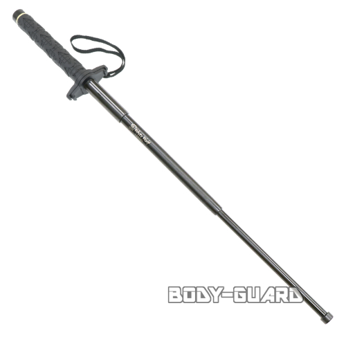 ホワイトウルフ4140カスタムスチール警棒 26 鍔付★ラバーグリップ【全日本防犯グッズ協会推奨品】