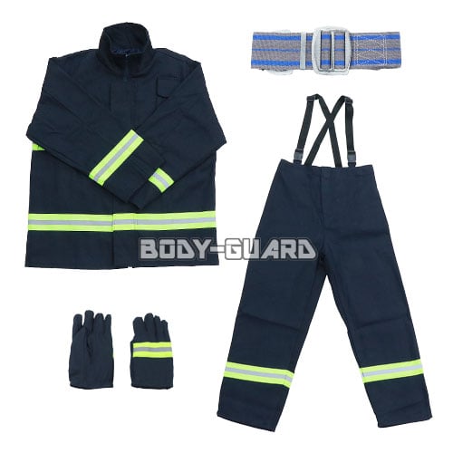 消防服 コスチューム 4点セット 濃紺