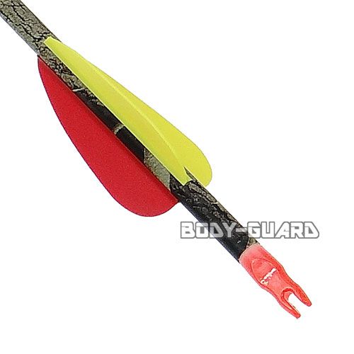 アーチェリー用 アルミ矢 カモフラージュ 6本