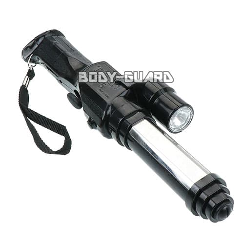 タイタン】収縮式 スタンガン M5 充電式 ライト付