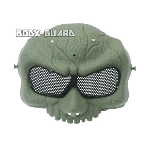 サバイバルドクロマスク　ハーフタイプ　カーキ