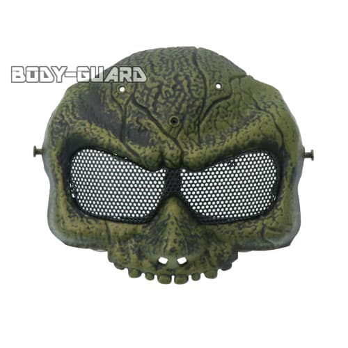 サバイバルドクロマスク　ハーフタイプ　カーキブラック