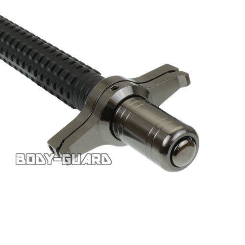 ガラス割り付き警棒 ダブルガード 31 金属製鍔