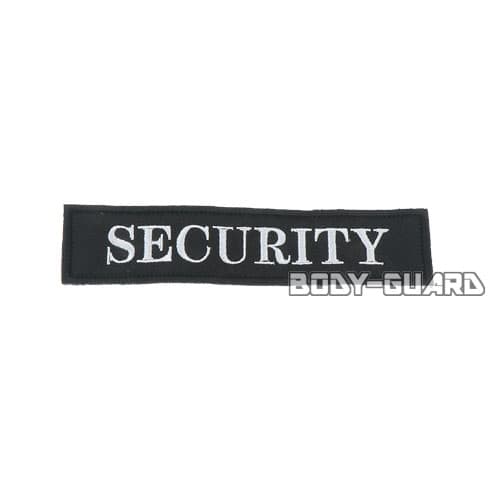 SECURITY　ワッペン　ブラック【ゆうパケット送料無料】