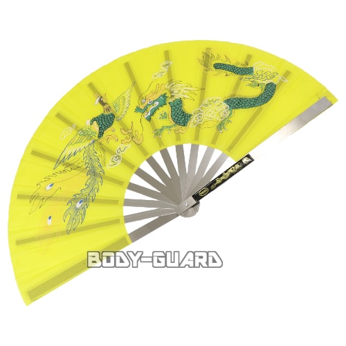鉄扇　龍　イエロー