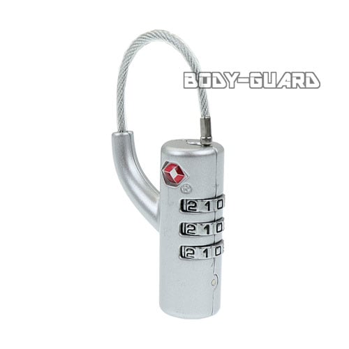 ファスナー用　TSAロック　シルバー