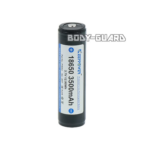 リチウムイオン充電池　18650　ブラック