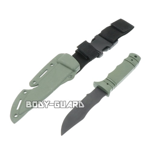 ラバー製 トレーニングナイフ タイプ3 カーキ 防犯グッズ 護身用グッズ専門店 ボディーガード