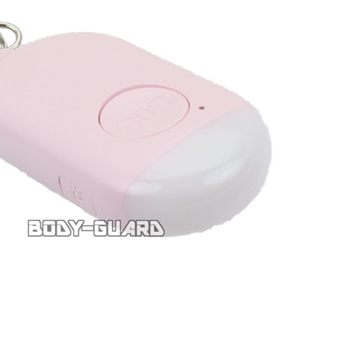 充電式 防水タイプ防犯ブザー L009 ピンク
