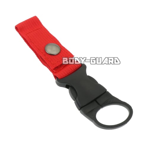 サバイバル　ペットボトルホルダー　レッド【ゆうパケット送料無料】