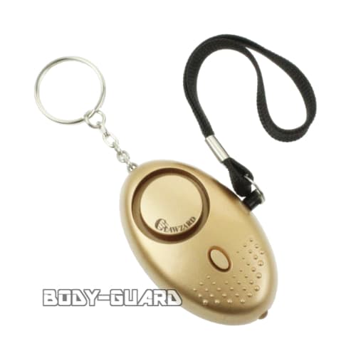 CLAWZARD　ライト付き防犯ブザー　L002　ゴールド【ゆうパケット送料無料】