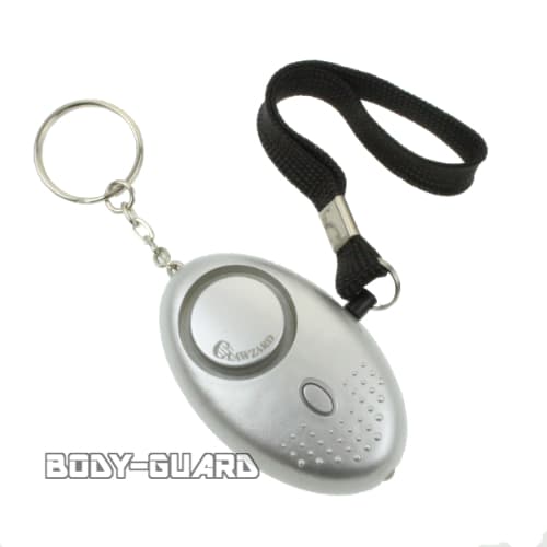 CLAWZARD　ライト付き防犯ブザー　L002　シルバー【ゆうパケット送料無料】