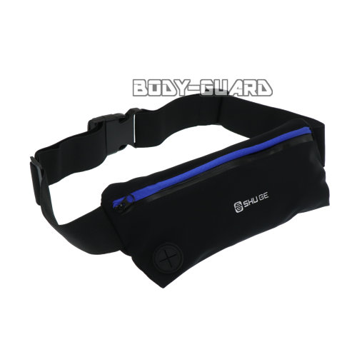 LEDライト付き　ランニングポーチ　ブルー【ゆうパケット送料無料】