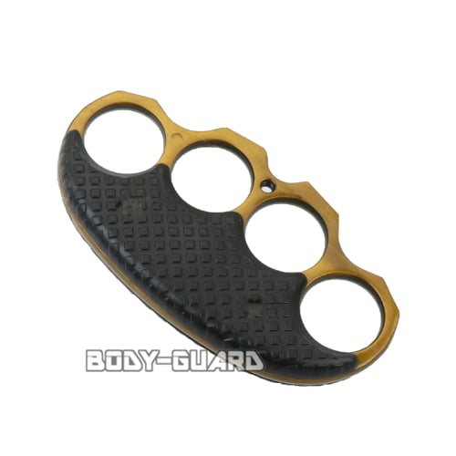 デザインナックル　プラスチックグリップ　ゴールド【ゆうパケット送料無料】