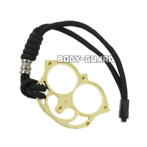 Wフィンガーナックル　スマイル　ゴールド【ゆうパケット送料無料】