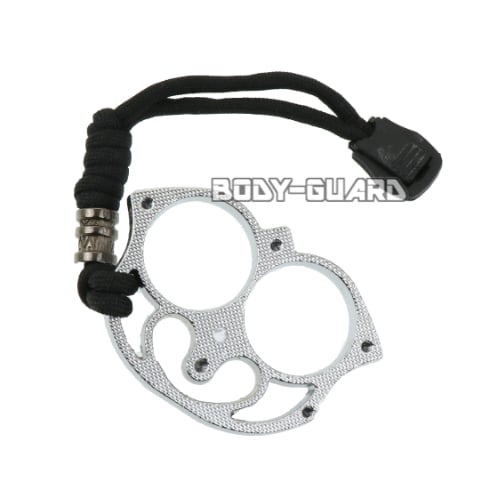 Wフィンガーナックル　スマイル　シルバー【ゆうパケット送料無料】