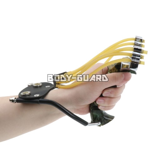 リストロック付き スリングショット 樹林