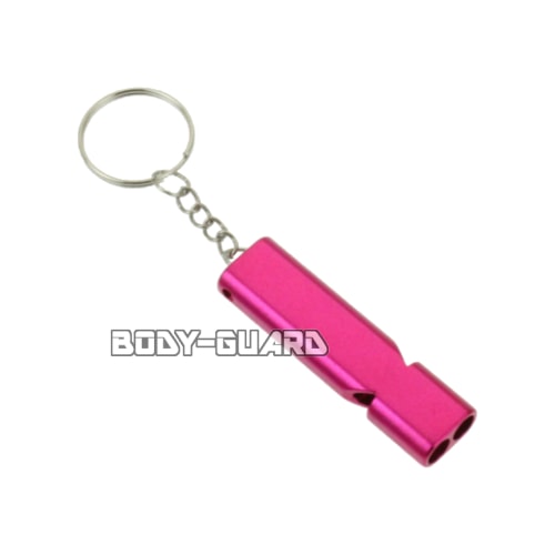 シンプル2連ホイッスル ピンク【ゆうパケット送料無料】