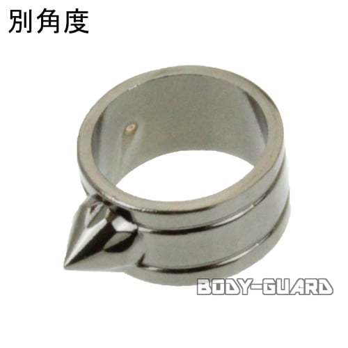 リングネックレス ナックル型 円すい シルバー○