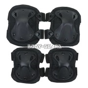 プロテクター　エルボーパッド・ニーパッド　ブラック