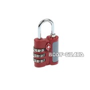 TSAロック　TSA-530　レッド【ゆうパケット送料無料】