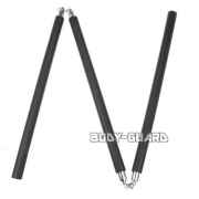 ソフトラバー　三節棍　チェーンタイプ　ブラック