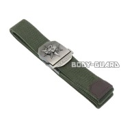 GIベルト　DANGER　ドクロ　カーキ