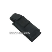 メディックシザーケース　フラッシュライト収納可　ブラック