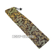 ヌンチャクケース　龍　ゴールド×オレンジ【ゆうパケット送料無料】