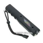 【ZAP】スティック型　ライト付80万ボルトスタンガン　ブラック★