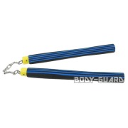 スポンジヌンチャク　ストライプ　タイプ2　ブルー