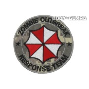 アンブレラ　ワッペン　円型　ACU迷彩【ゆうパケット送料無料】