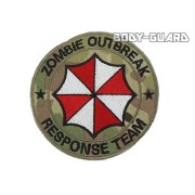 アンブレラ　ワッペン　円型　CP迷彩【ゆうパケット送料無料】