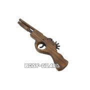 木製ゴム銃　ピストル型　タイプ2　14号