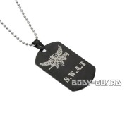 SWAT　ペンダントタグ　ブラック【ゆうパケット送料無料】