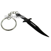 ナイフ型　キーホルダー　ブラック【ゆうパケット送料無料】