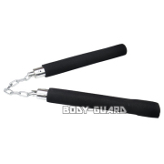 傷有り商品激安!　ヌンチャクスポンジ巻き　黒　　