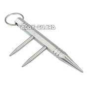 NINJA　キーチェーン　タイプ3　シルバー【ゆうパケット送料無料】