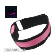 LEDライトアームバンド　充電式　ピンク