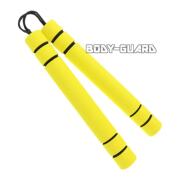 スポンジヌンチャク　4ライン　紐タイプ　イエロー