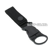 サバイバル　ペットボトルホルダー　ブラック【ゆうパケット送料無料】