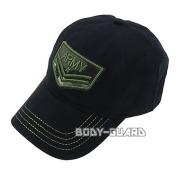 ミリタリーキャップ　ARMY　ブラック