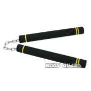 プラスチックヌンチャク　スポンジカバー仕様　ブラック