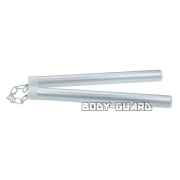 アルミ製カラーヌンチャク　シルバー