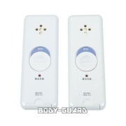 侵入対策　窓ピタッアラーム　衝撃検知　2個セット　ホワイト　ASA-S11-N2P